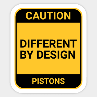 DIFFERENT BY DESIGN Sticker